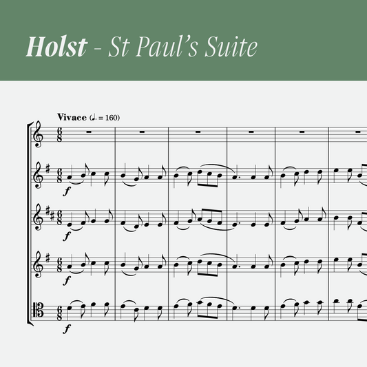 Holst - St Paul’s Suite (arr. for wind quintet) [PDF]