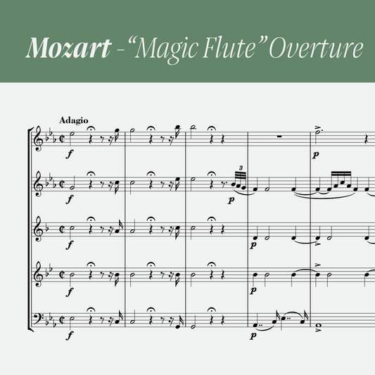 Mozart - Overture to “The Magic Flute” (arr. wind quintet) [PDF]